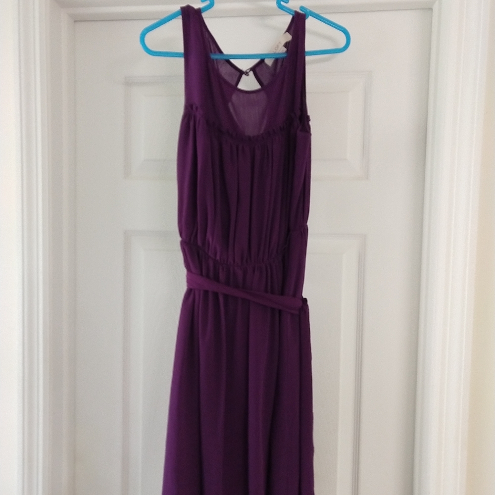 Loft purple cocktail dress